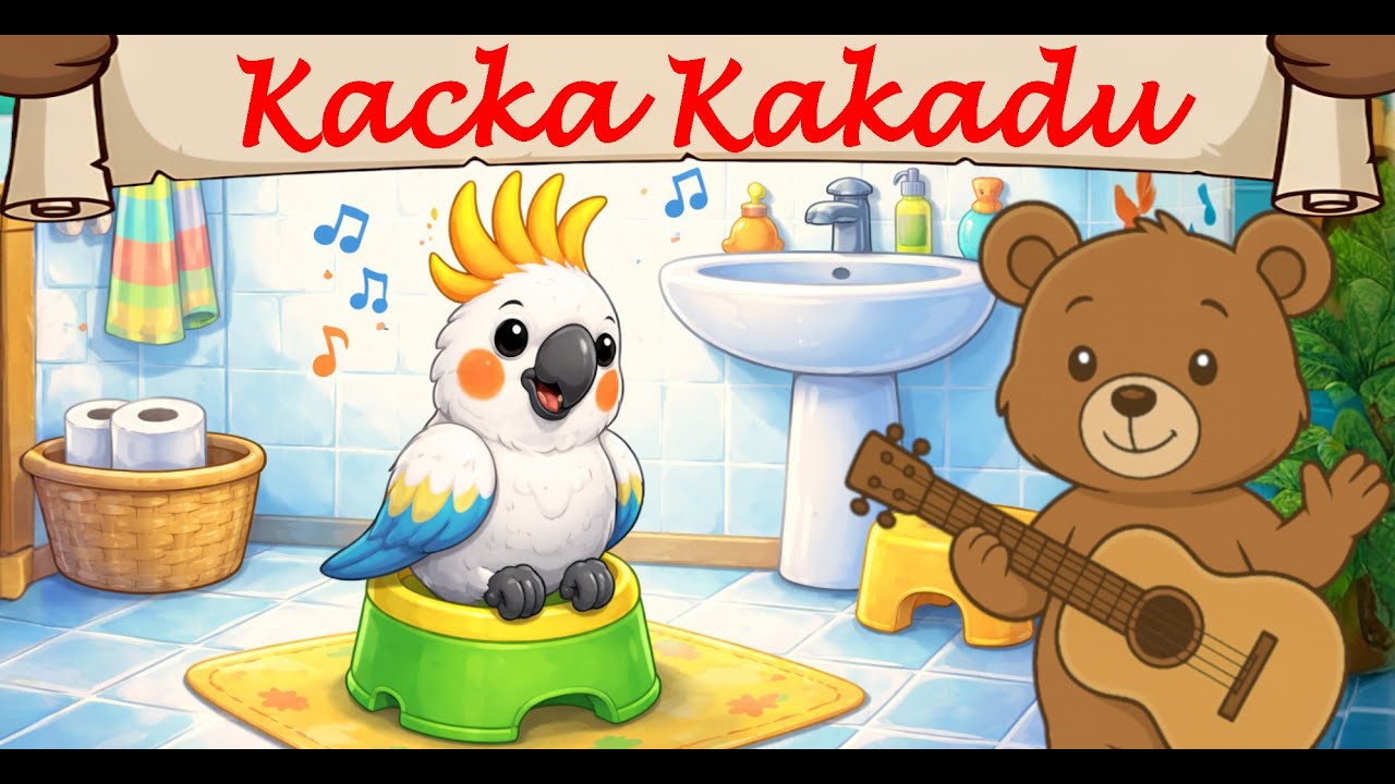 🐻🎶Kakadu Kinderlied - Toilettengang ist kein Tabu | Notenbär