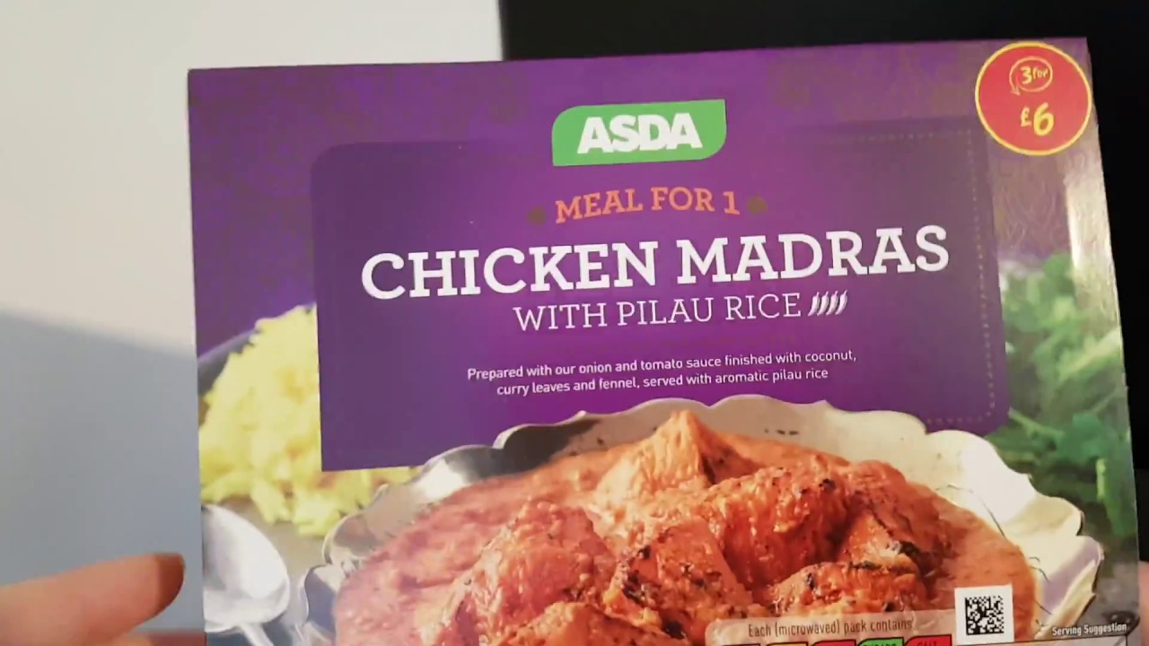 ASDA Chicken Madras with Pilau Rice 450g
