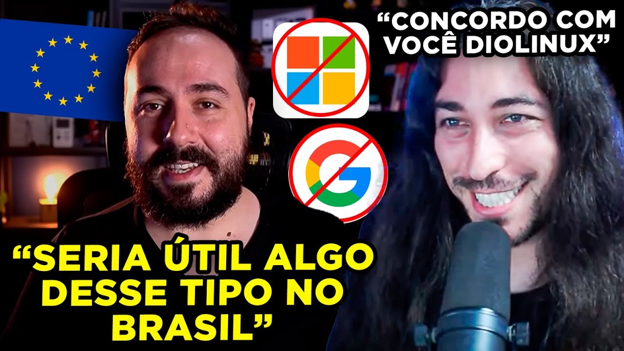 UNIÃO EUROPÉIA NÃO QUER MAIS BIG TECHS DOS EUA (react a @Diolinux) | Tecnologia e Classe