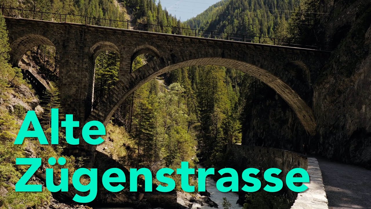 ALTE ZÜGENSTRASSE bei DAVOS 🇨🇭 GRAUBÜNDEN | SCHWEIZ