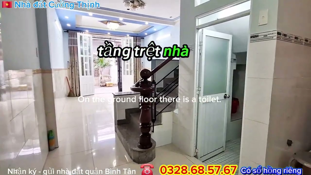 Nhà Lê Văn Quới 4x11 xây 3 tấm 4pn3wc đường nhựa 6m thông 1/ thẳng sổ hồng riêng đã hoàn công