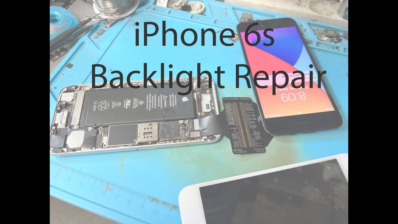 Apple iPhone 6s backlight repair by replacing coil and diode