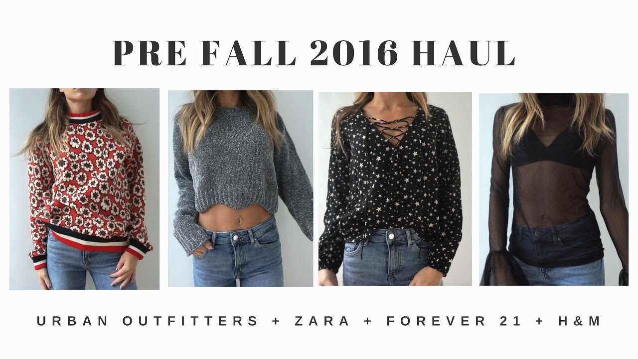 Pre-Fall 2016 Haul & TRY ON | Zara + H&M + Urban Outfitters + Forever 21