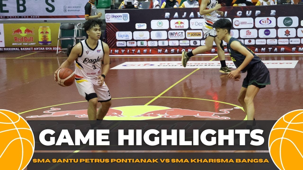 SMA SANTU PETRUS vs SMA KHARISMA BANGSA I Banyak Banget OPSI OFFENSE KB I Iverson Asik Passingnya