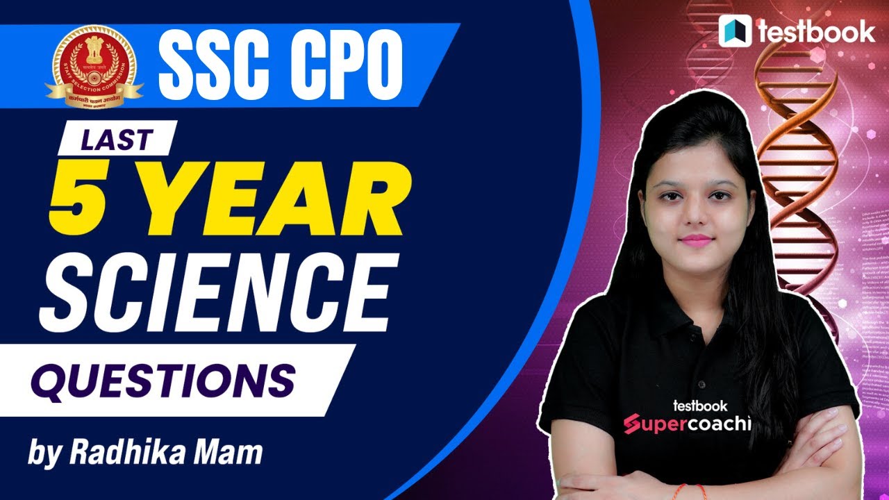 SSC CPO Science Previous Year Questions | Science Questions Asked In SSC CPO | By Radhika Mam