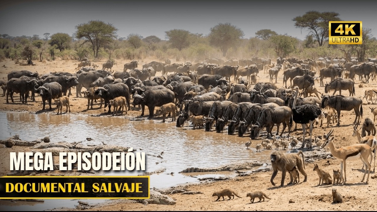 Vida y Muerte en la Sabana | La Lucha del Rey León por Sobrevivir en África