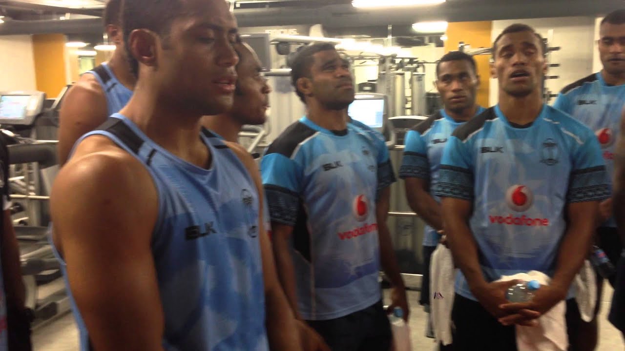 The Amazing Fiji Rugby 7s Team at City Athletic, London.