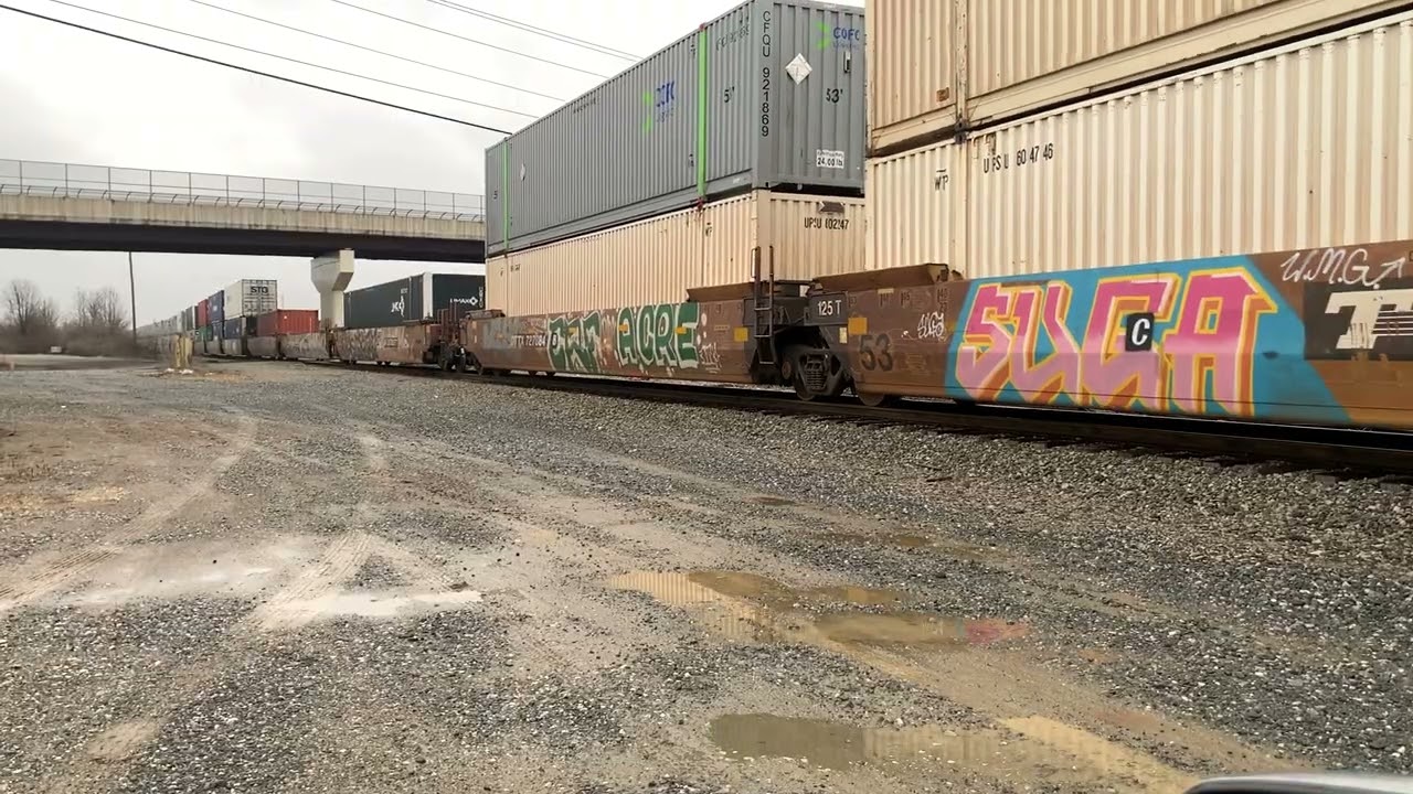 CSX # I048 entering the CSX van yard 01-07-2026