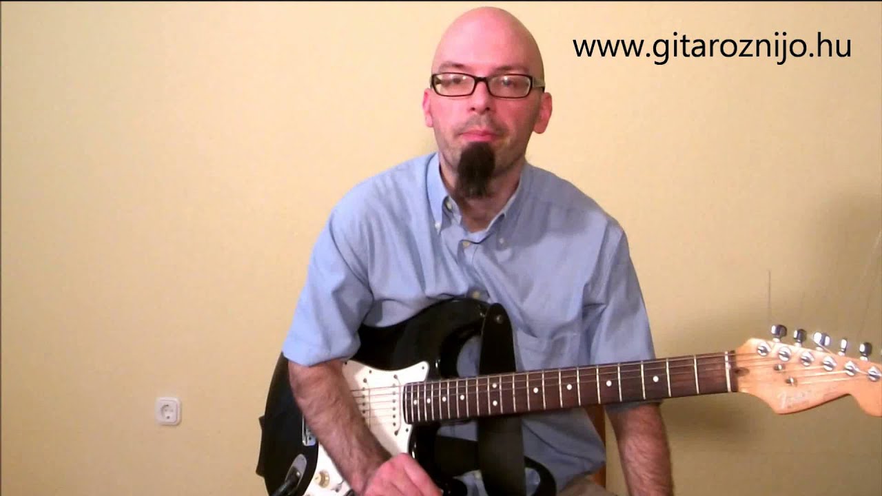 Interaktív blues gitár szóló 1 (+tab)
