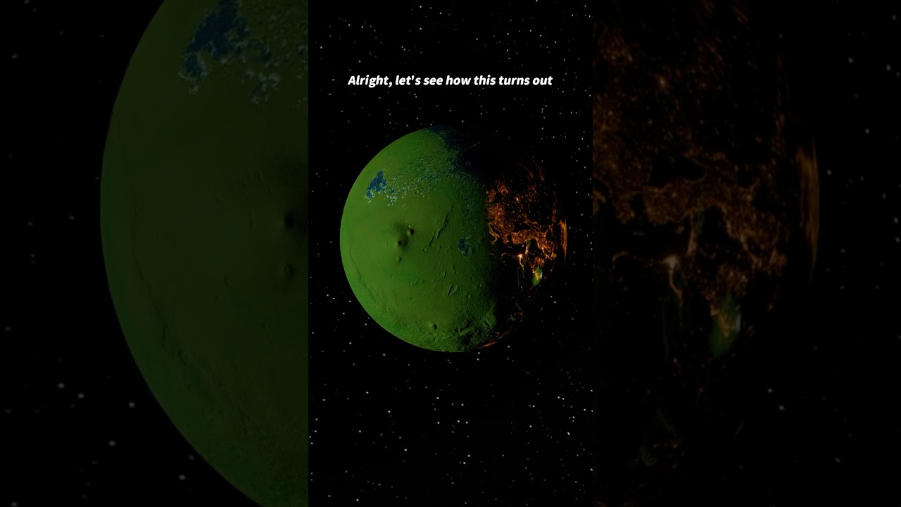 Что, если мы переместим планеты в обитаемую зону? #космосимуляция #космос #вселенная
