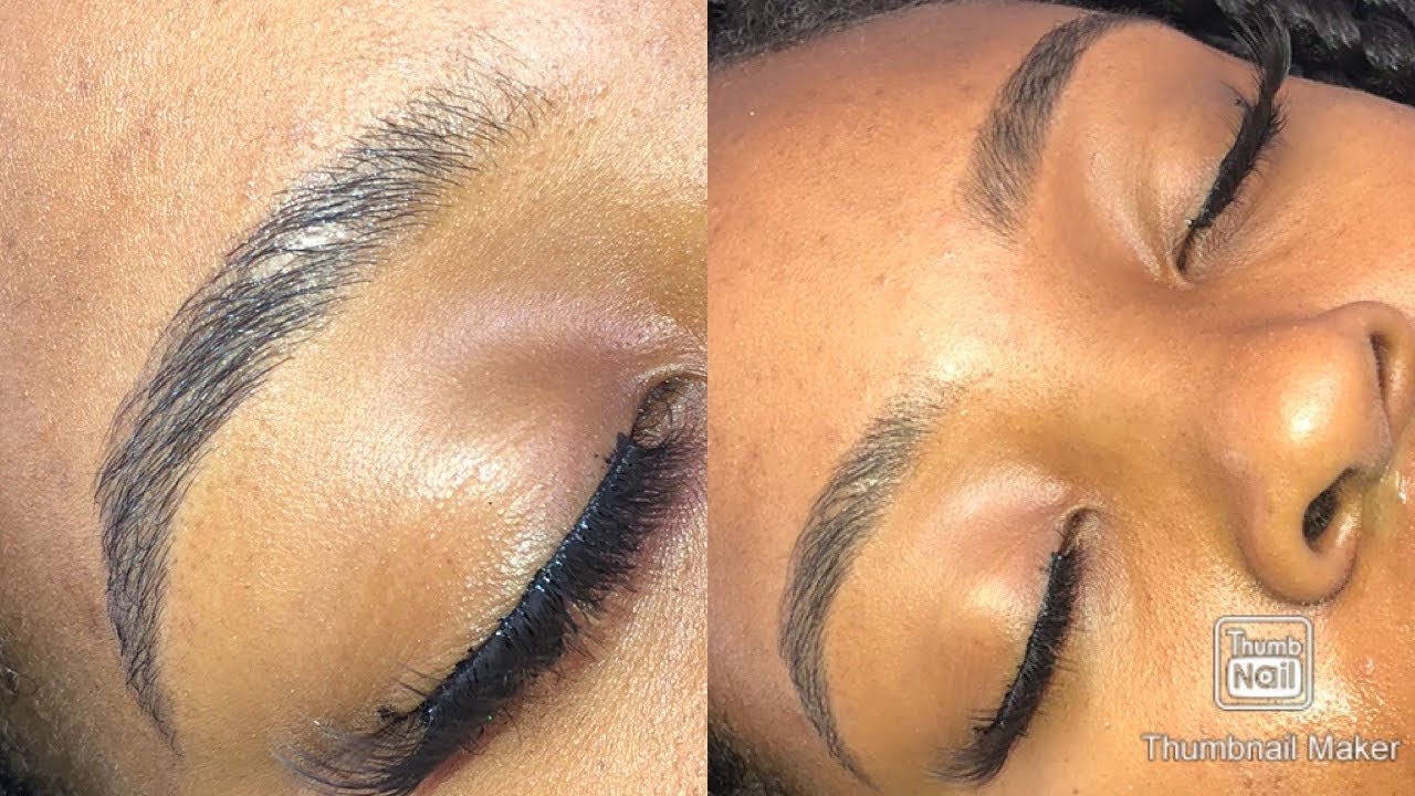 Brow Mapping/Waxing/Tinting Transformation on Client