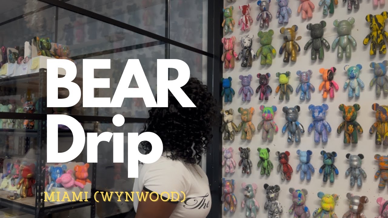 Bear Drip Art Experience in Wynwood Miami