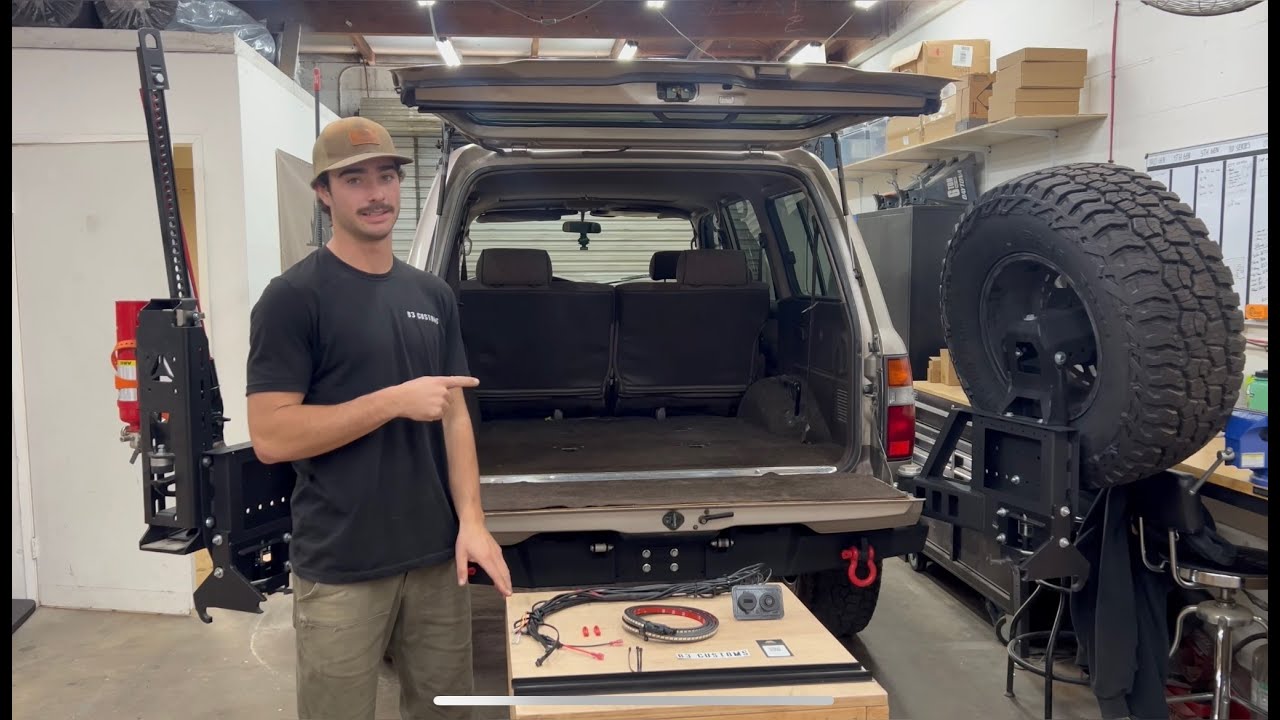 80 Series Land Cruiser/ LX450 Cargo Light Kit Installation