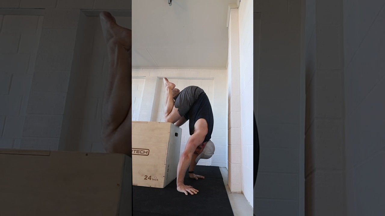 Tuck Press Handstand Box Drill