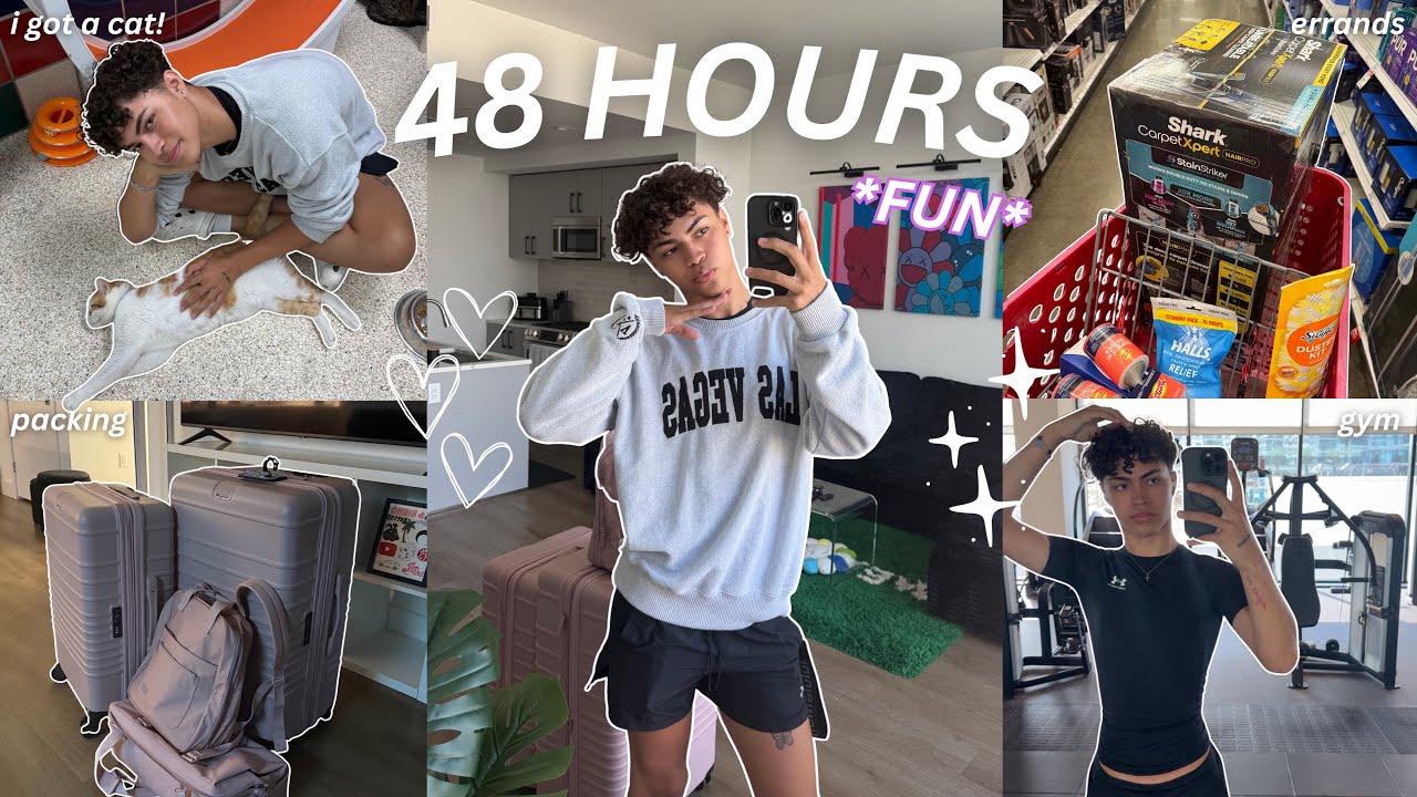 48 Hours In My Life: New Cat, Living Alone, Errands, Friends