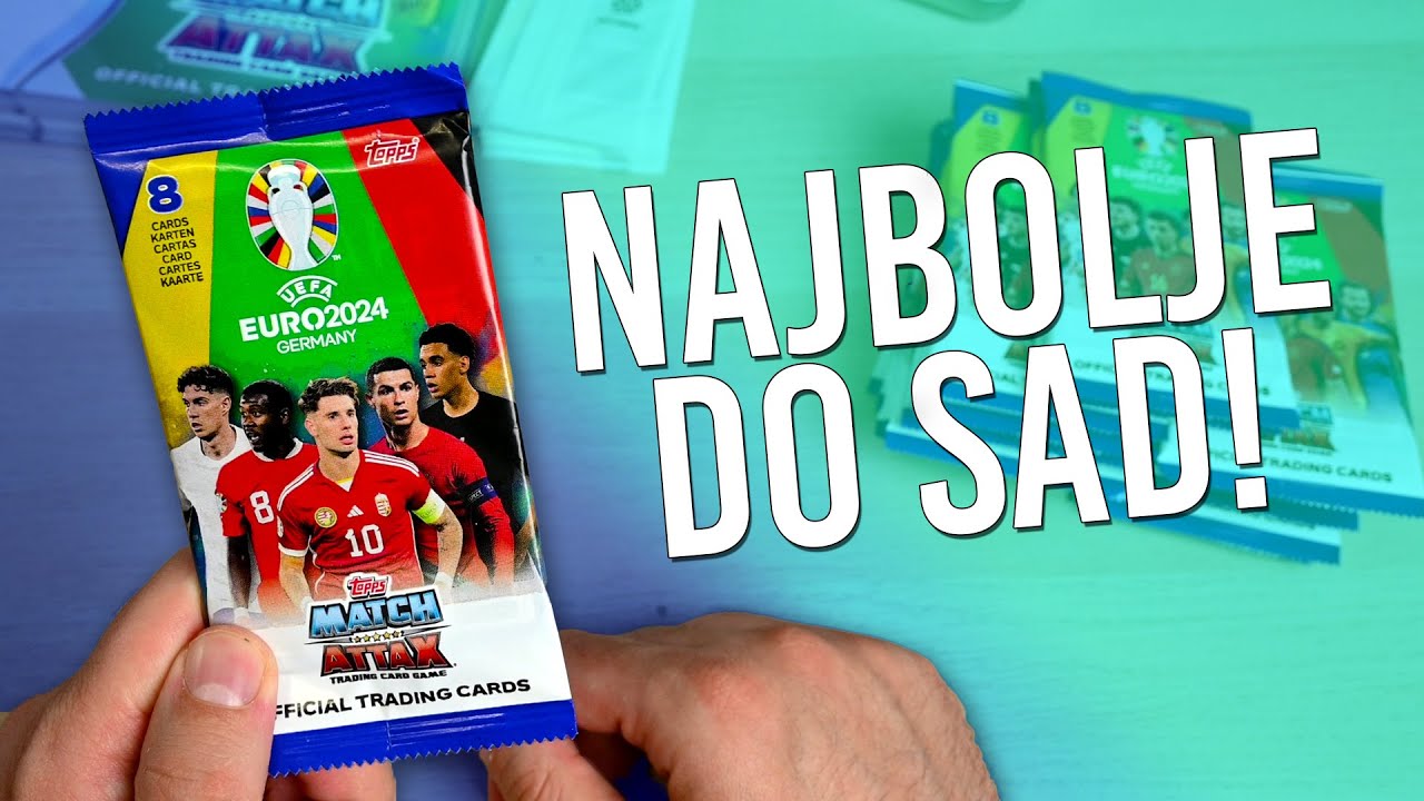 MULTIPACK NAPOKON ISPOŠTOVAO ⚽ TOPPS MATCH ATTAX EURO 2024