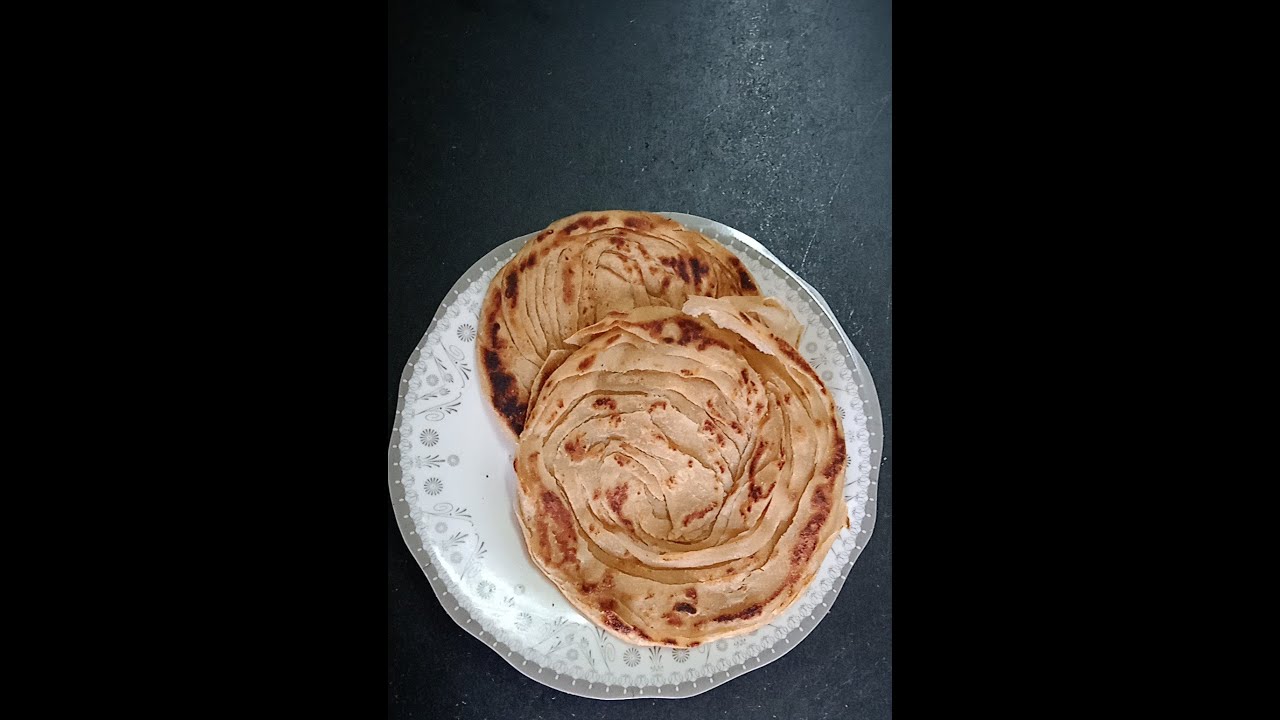 Layered Paratha: With left over Chapati dough!