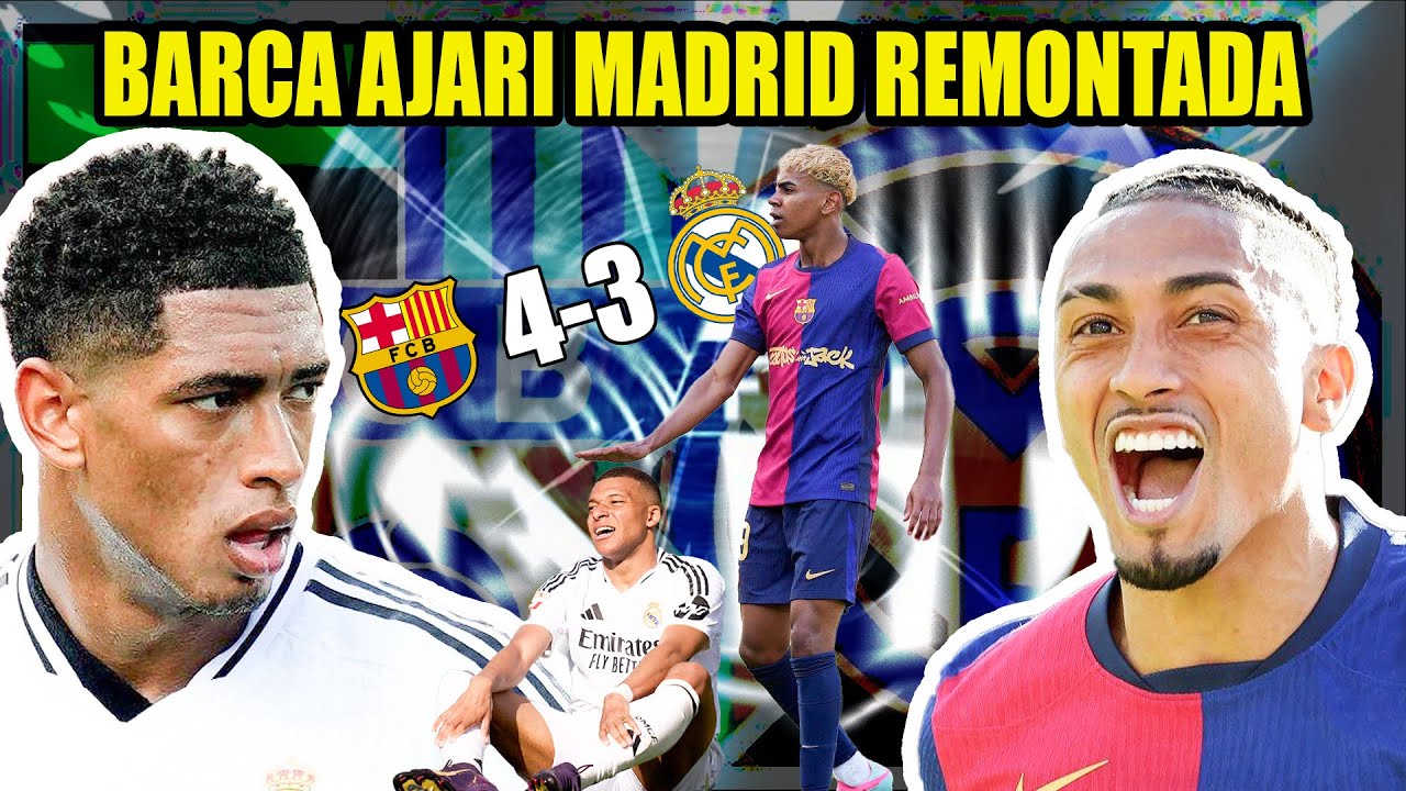 BAC0T EL CLASICO: BIARPUN MBAPPE HATTRICK, TAPI REAL MADRID TETAP DIREMONTADA SAMA BARCELONA WKWKWK!