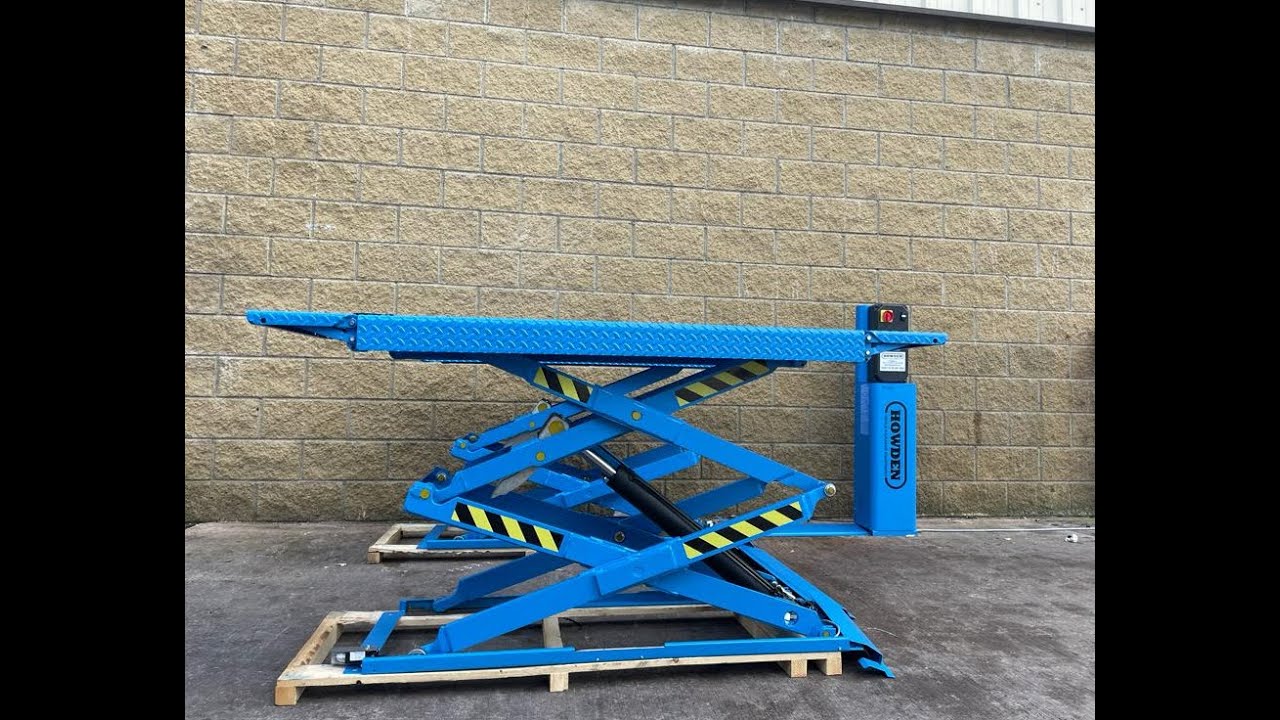How To Use Scissor lift Over floor full  Rise 3.5Ton | Howden Tools