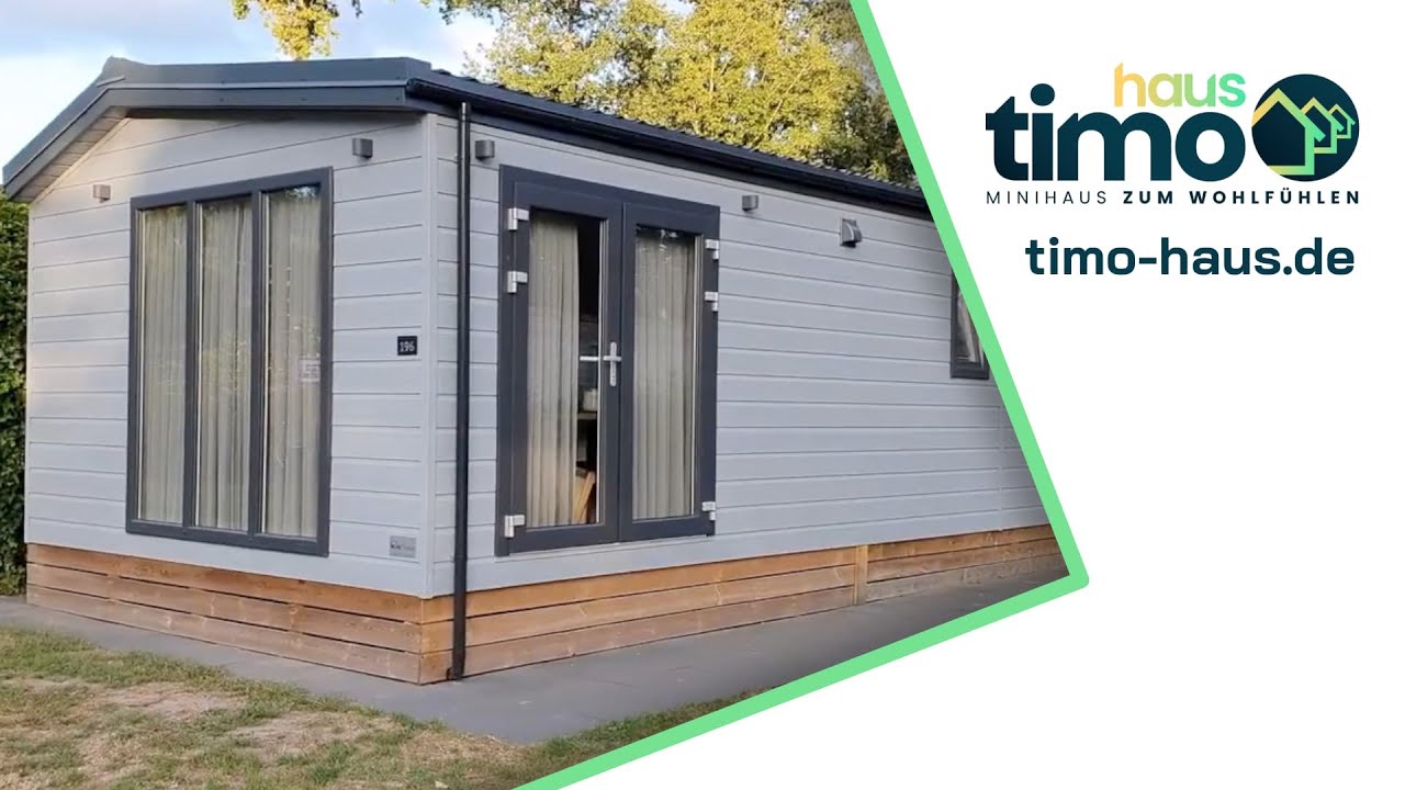 Ger&auml;umiges Mobilheim 12x4m - modernes Design & Top-Qualit&auml;t! Minihaus Tiny House  - timo-haus.de