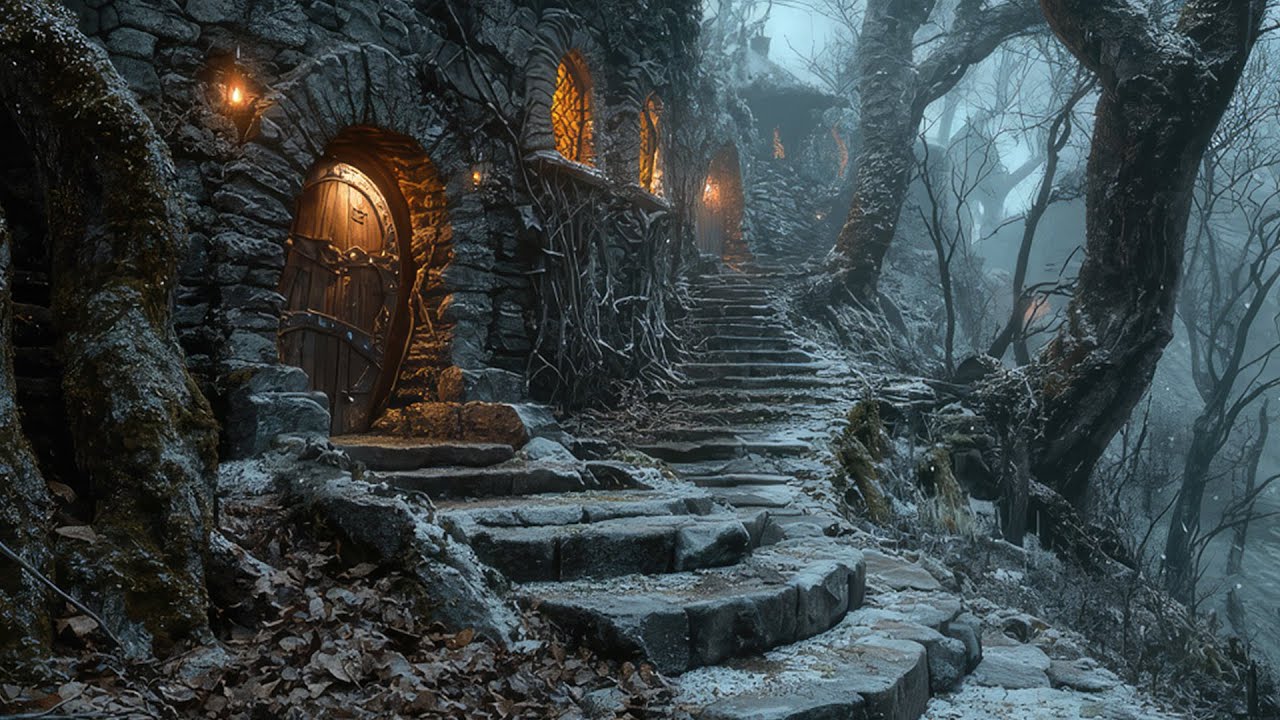 🌌 Old Celtic Music for Relaxation | Enchanted Forest & Medieval Winter Mood