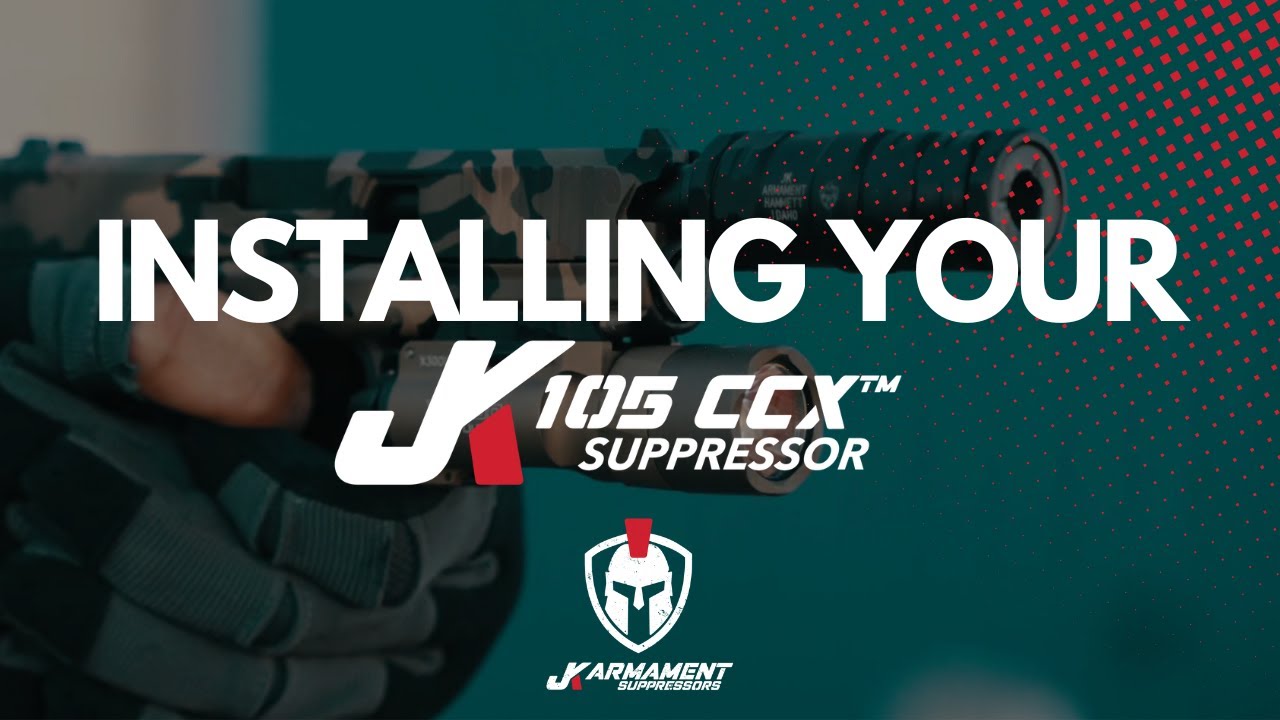 Установка глушителя JK 105 CCX 9 мм