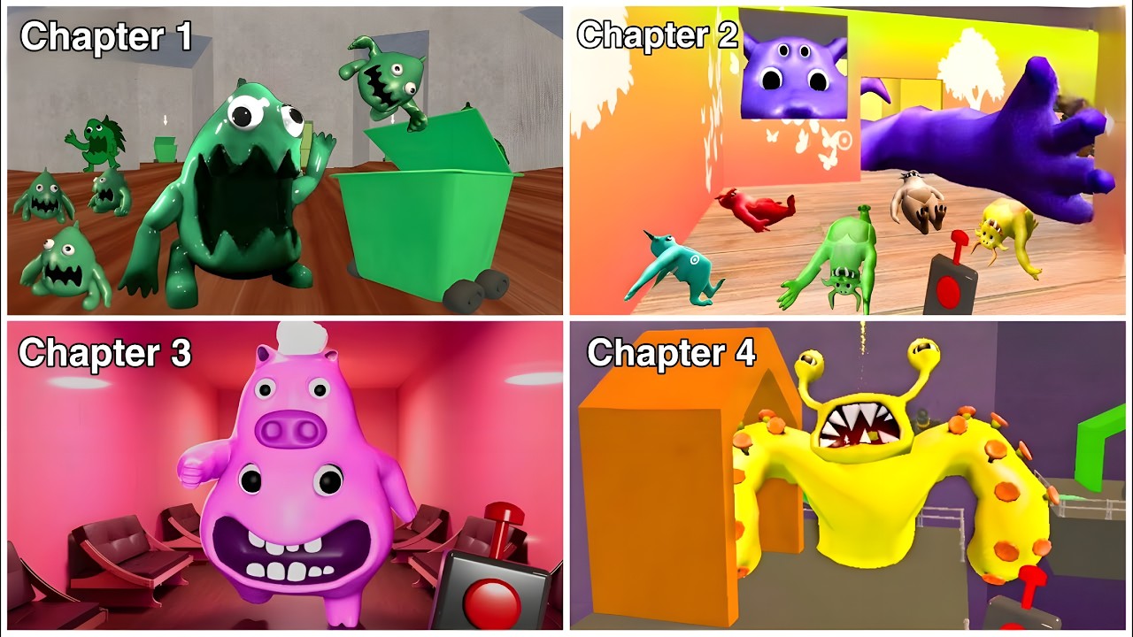 Green Monster Survival 4 Story - Gameplay Walkthrough Part 14 - All Chapters 1,2,3,4 (Android, iOS)