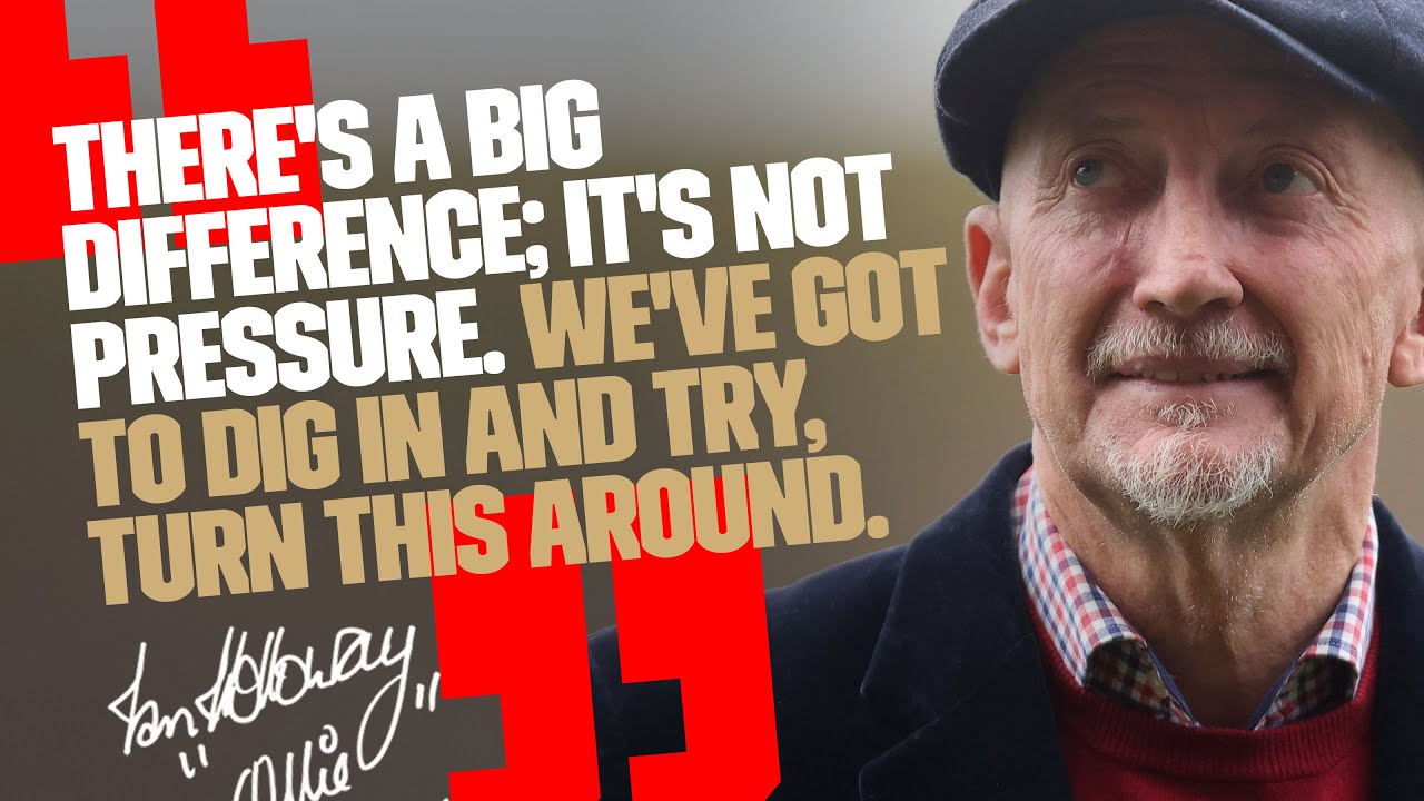 Ian Holloway on facing Bromley this weekend