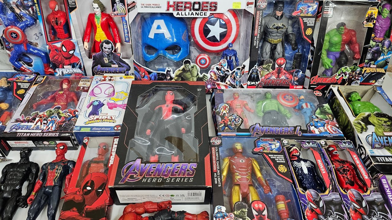 HULK vs SPIDERMAN vs CAPTAIN AMERICA AVENGERS IRONMAN,FLASH CARTOON VENOM BATMAN AVENGERS ASSEMBLE