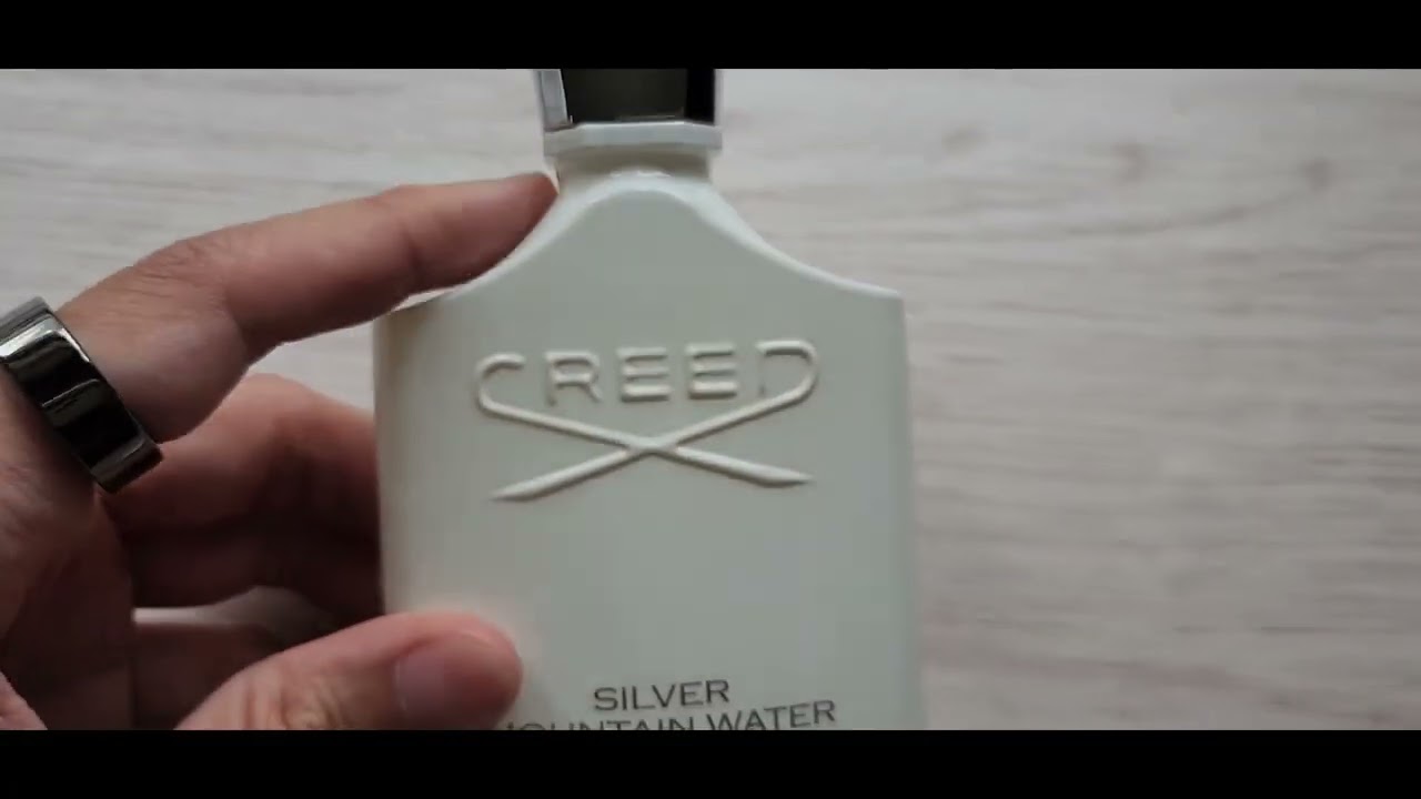 Original Creed Silver Mountain Water 100ml detailed look and weighing