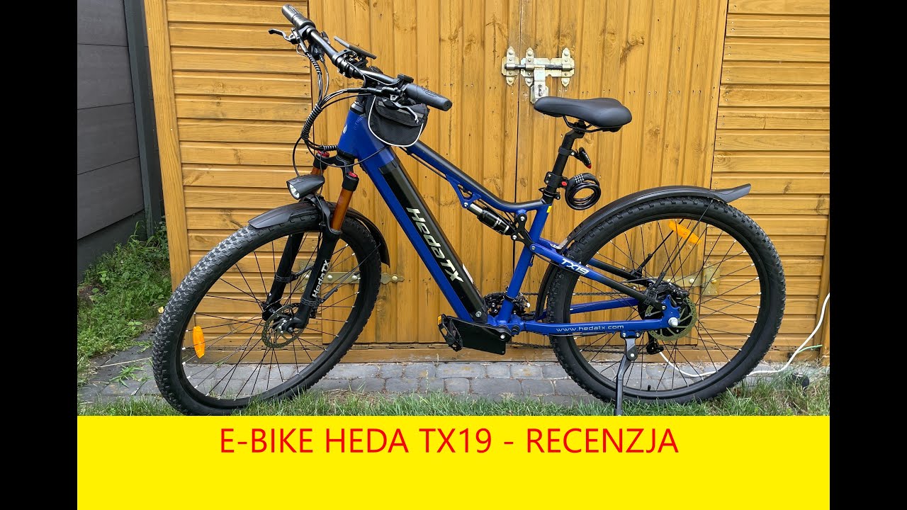 Rower elektryczny HEDA TX19 - Recenzja PL