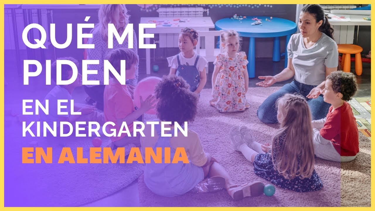 Lista de útiles para el Kindergarten en Alemania