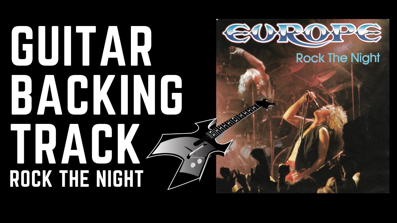 Europe - Rock the Night (Guitar Backing Track)