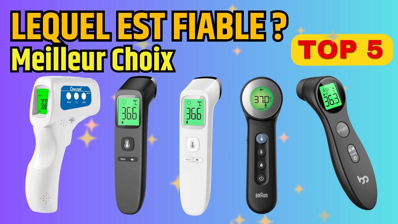 Top 5 Meilleurs Thermomètres Frontaux Sans Contact (2025)