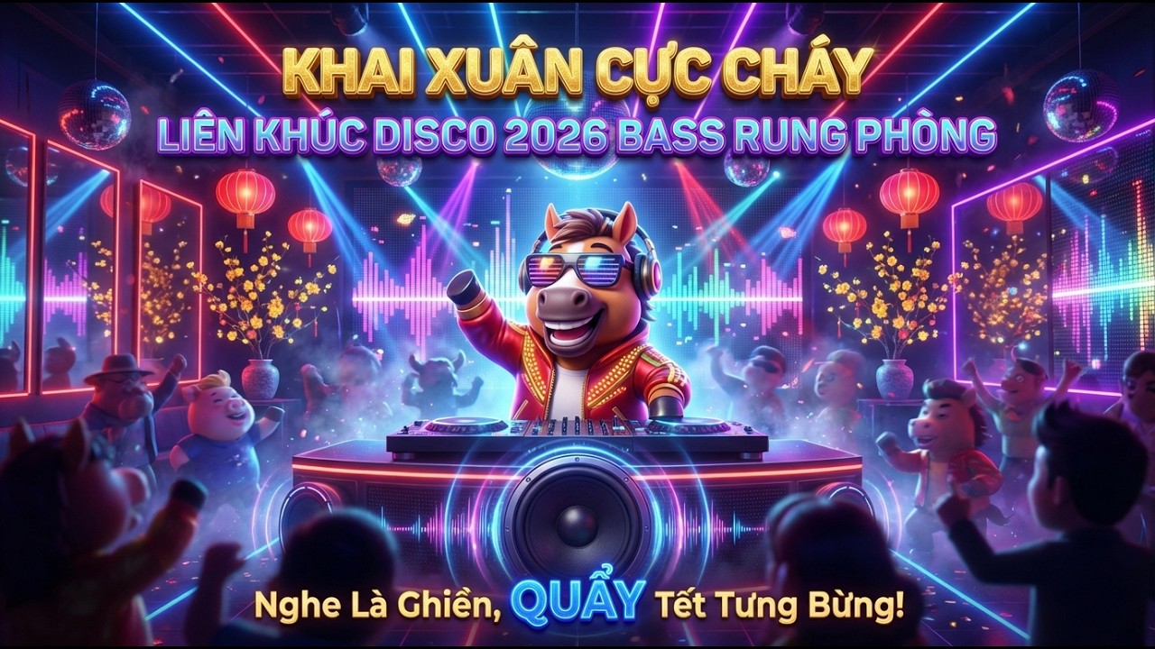 Khai Xuân Cực Cháy: Liên Khúc Disco 2026 Bass Rung Phòng – Đã Nghe Là Nghiện, Quẩy Tung Năm Mới! 🐎🔥🔊