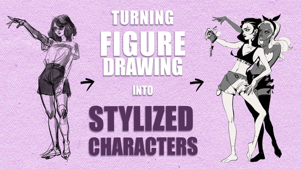 How to MERGE figure drawing skills into STYLIZED CHARACTER ART 🎨 RefWed EP 01