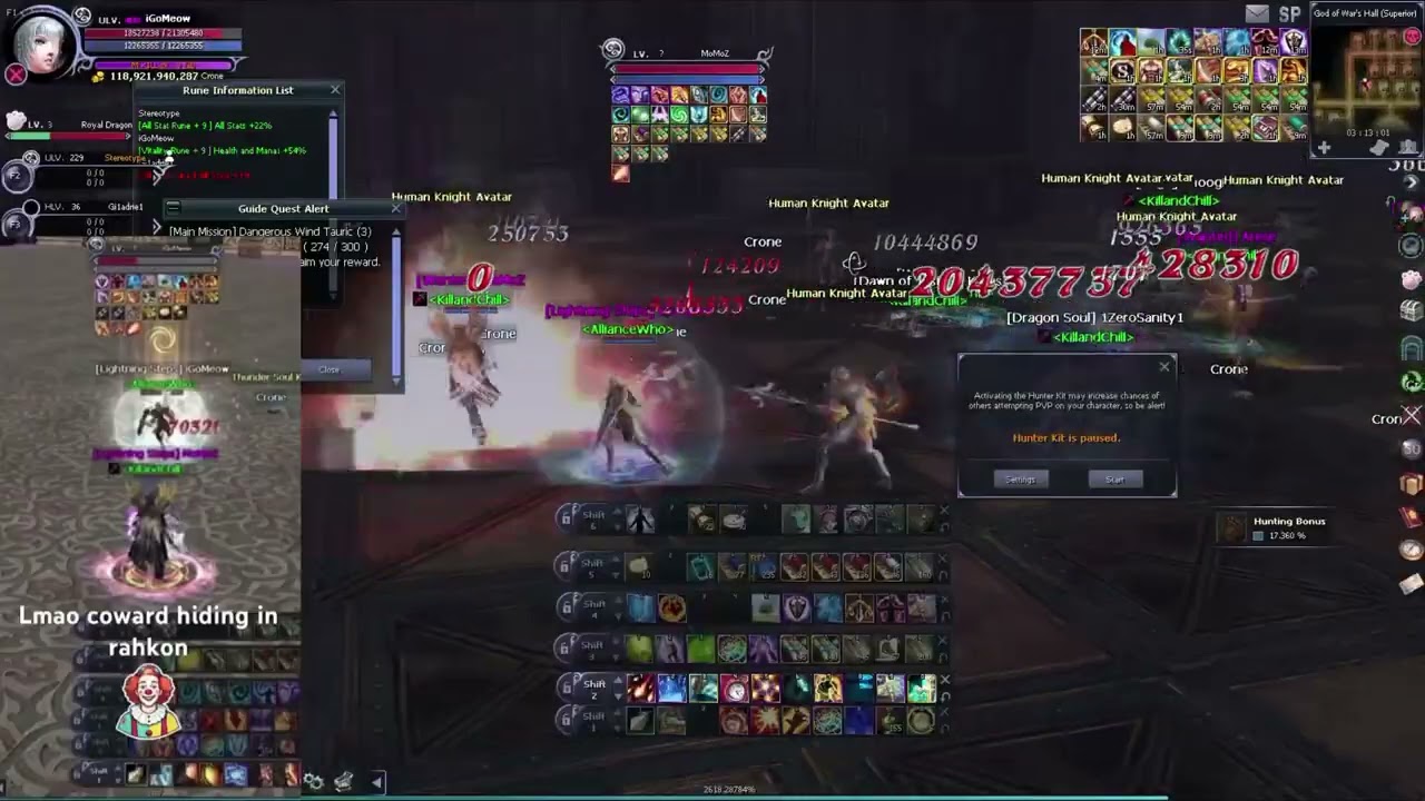 HQ the clown pilot: When you need two priests and a mir and still die repeatedly