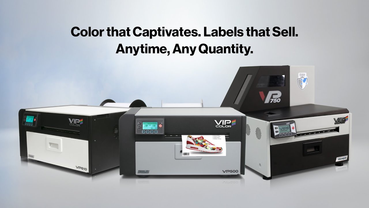 VIPColor VP500, VP600 & VP700 Series | Professional On-Demand Color Label Printers