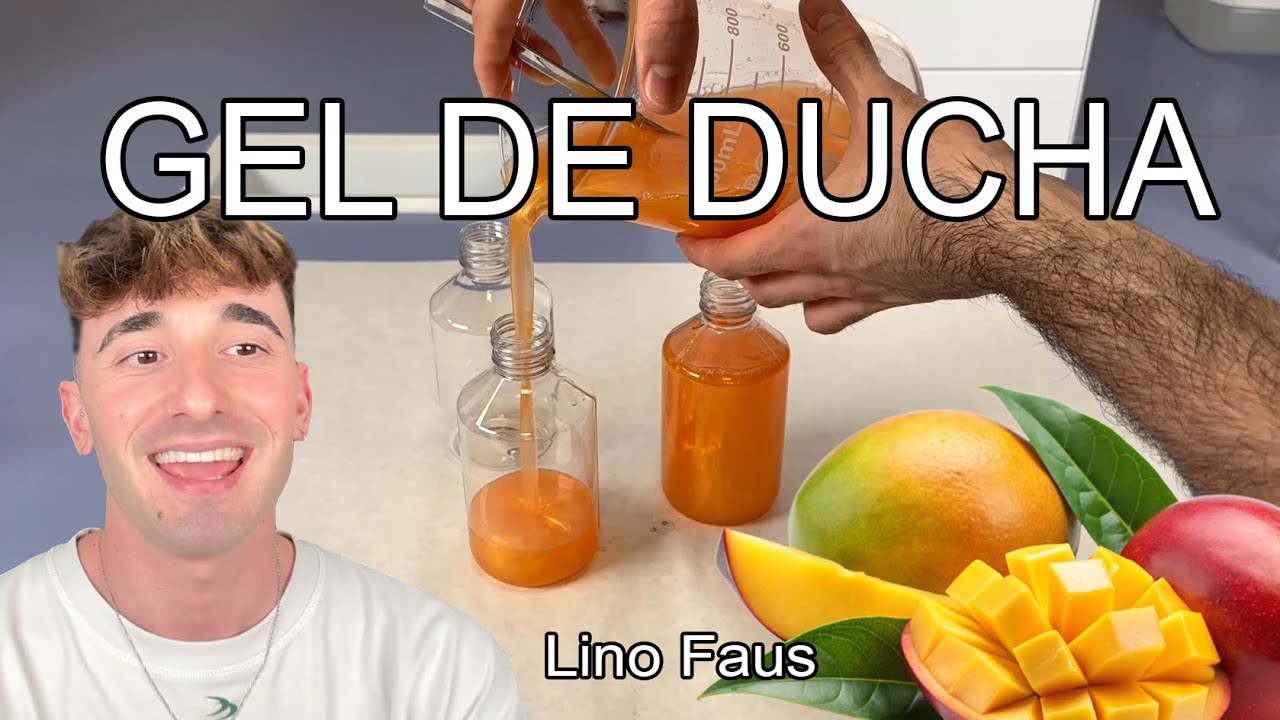 Receta GEL DE DUCHA REFRESCANTE | Mango y Naranja | Lino Faus