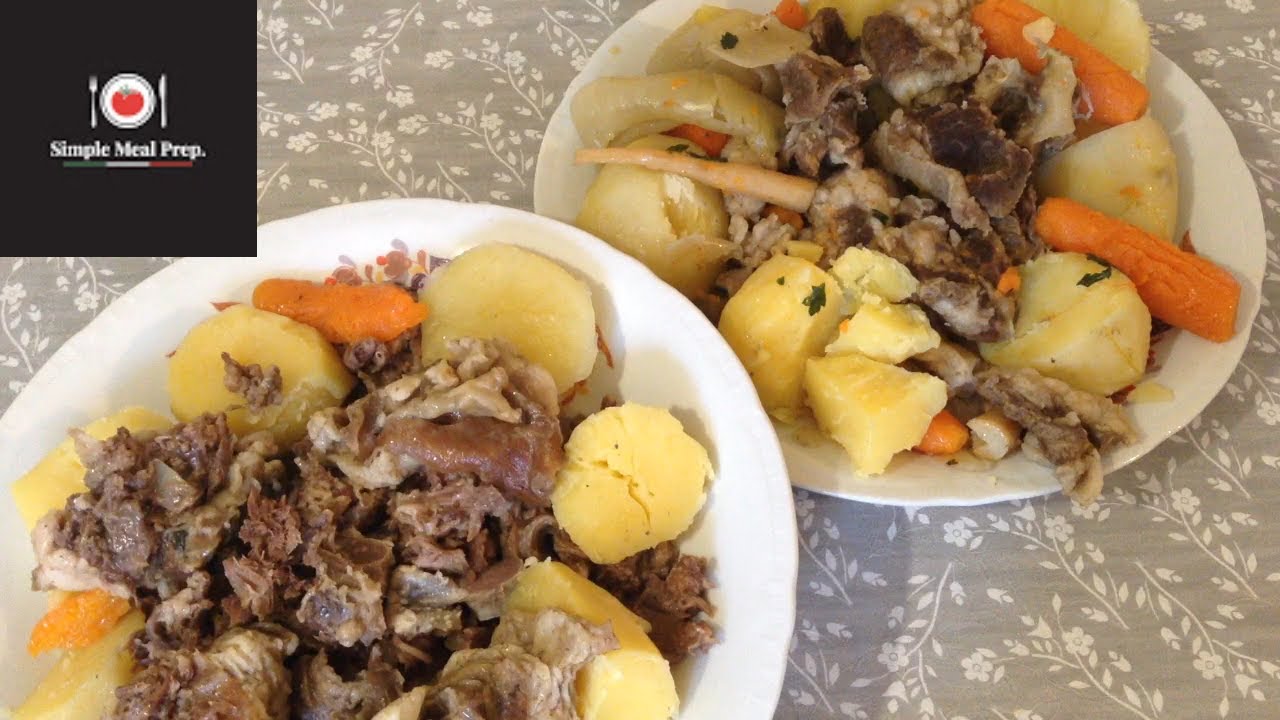 Lešo - Kuvana ovčetina 👨‍🍳 toplo predjelo - kuvano meso i glava od ovce, i topla supa