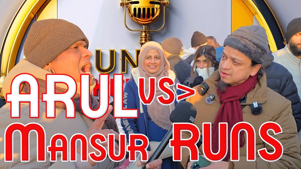 Agree to Debate? Yes. Agree on Topic? NO. Mansur Walks Away | Arul | Speakers Corner