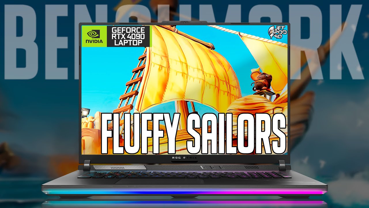FLUFFY SAILORS benchmark with RTX 4090 laptop + I9 13980HX