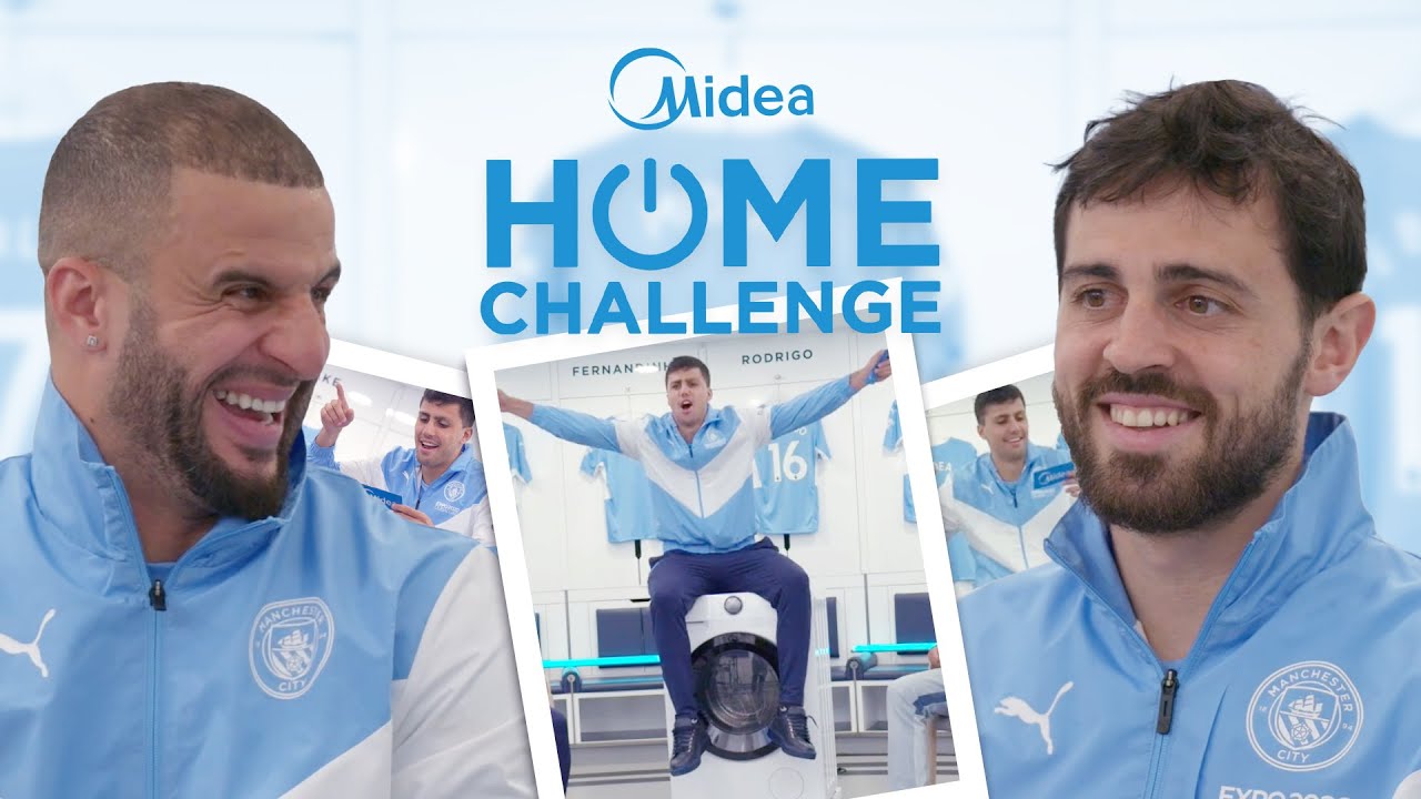 GAMESHOW! | Bernardo, Kyle Walker and Rodri do the Midea Home Challenge!