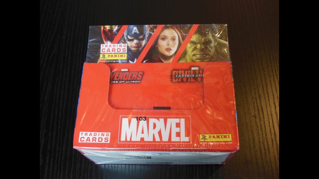 2017 Marvel Heroes Trading Cards by Panini - European Exclusive Retail Box - Unboxing Boxbreak