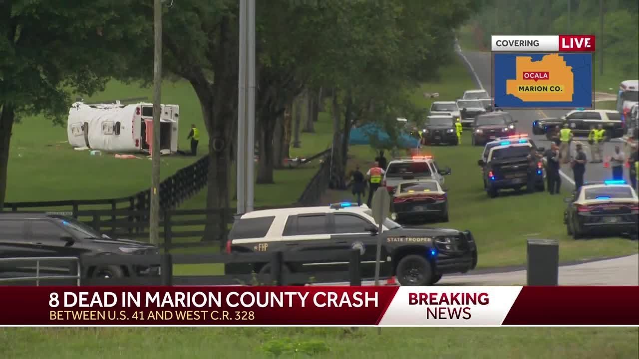 8 dead, 45 hospitalized in massive Ocala bus crash
