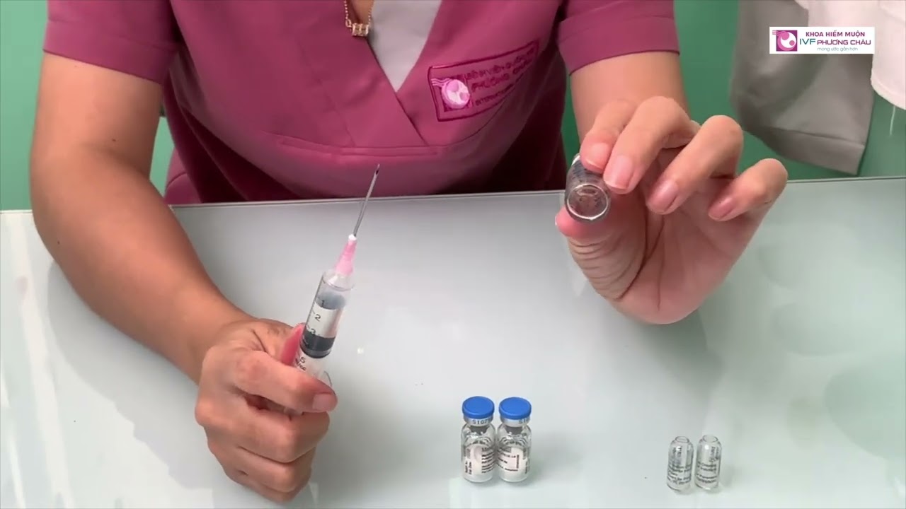 Hướng dẫn tiêm thuốc menopur 225 | IVF Phương Châu