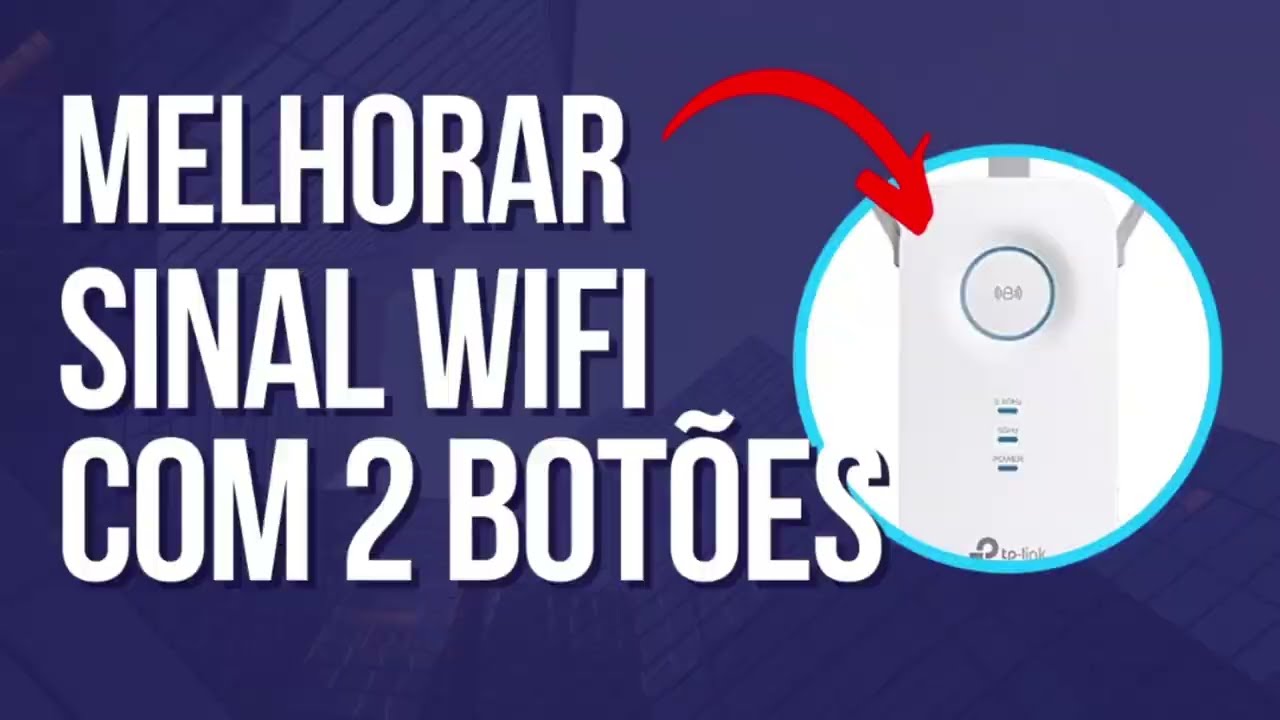 Como Configurar Repetidor RE450 da TPLink AC1750 para aumentar sinal WIFI apertando dois bot&otilde;es WPS