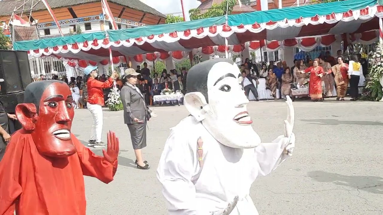 DISPLAY KEBUDAYAAN GUNDALA-GUNDALA SMA GBKP KABANJAHE 2024 DALAM RANGKA HUT RI KE 79