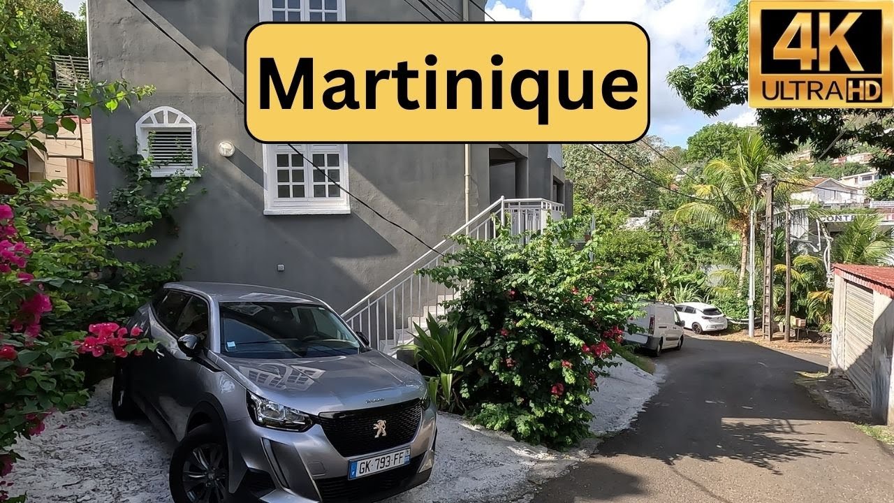 Driving to Fort-de-France, Martinique from the Villa and Back