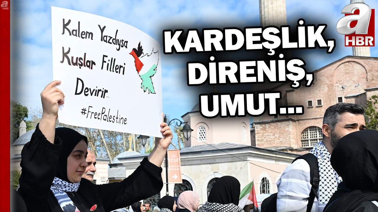 Gazze'nin Adı Türkiye'de Yankılanıyor... Türkiye Gazze İçin Tek Yürek! | A Haber